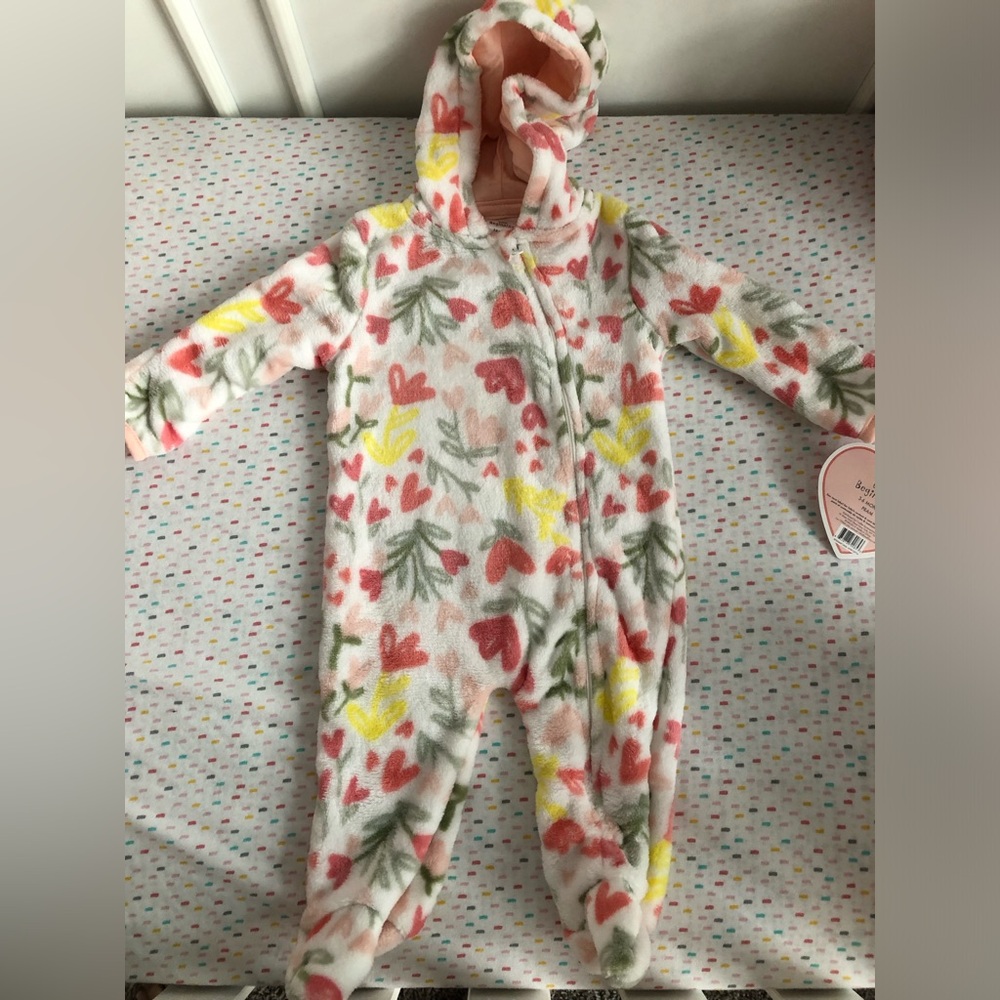 Little Beginnings Baby Floral Fleece